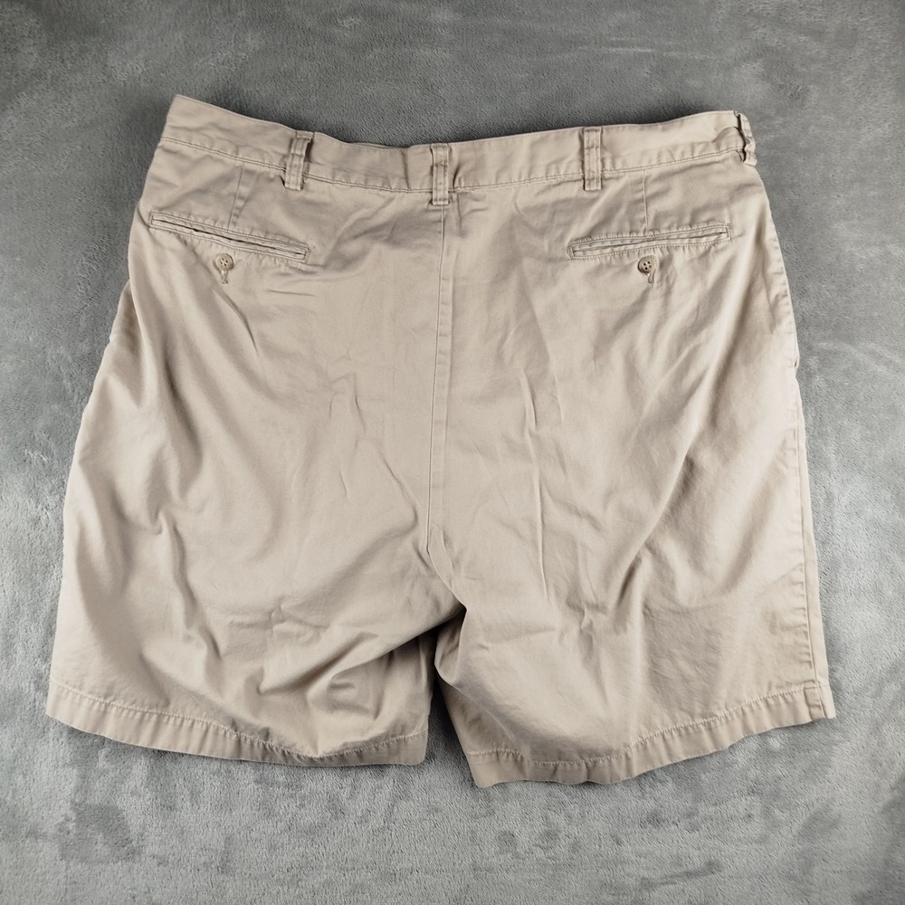 Vintage Polo Ralph Lauren Mens 40 Tyler Shorts Khaki Beige Chino Pleated‎ - Picture 2 of 9